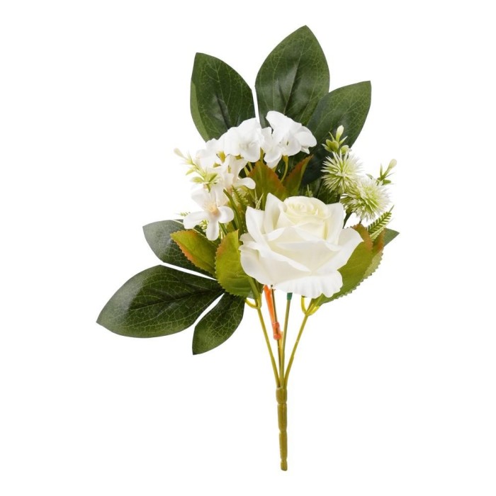 FRONTALE ROSEORTENSIE CM.34 BIANCO